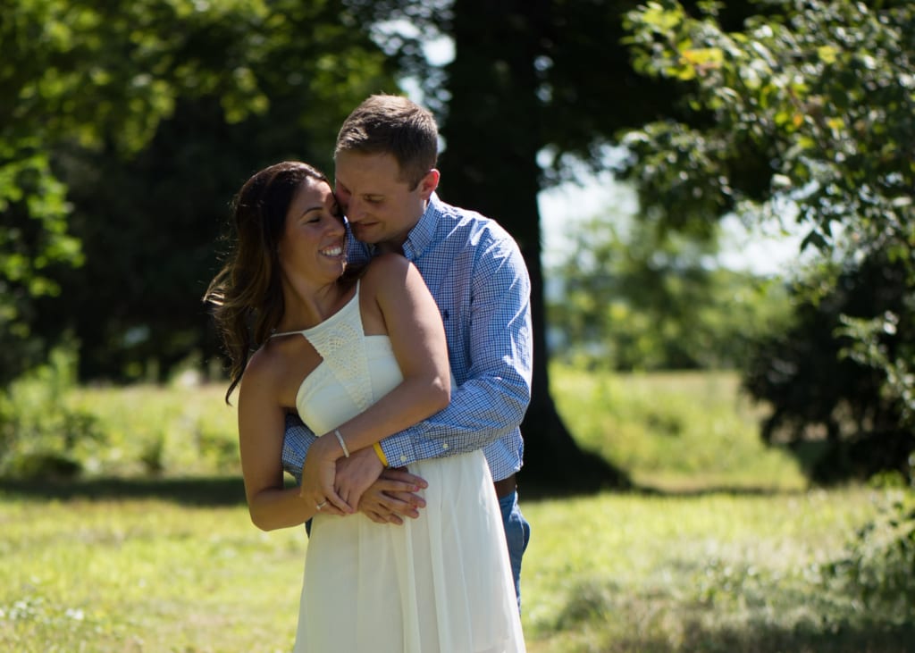 Abby & Casey - Engaged at the Old Stone Church in Boylston, MA