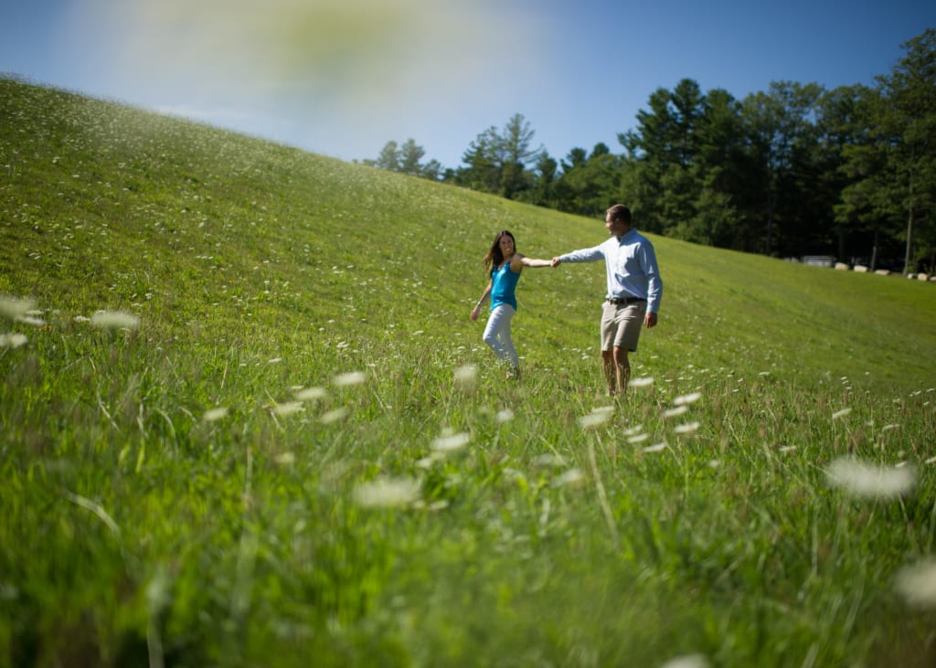 Abby & Casey - Engaged at the Old Stone Church in Boylston, MA