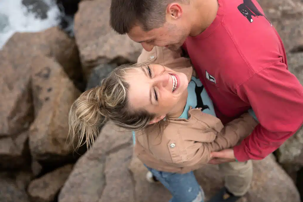 Tory & Jimmy: A Cape Cod Beach Engagement Session in the Rain