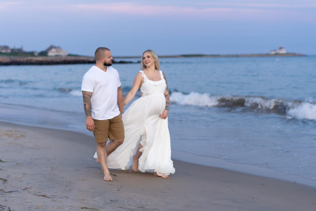 Haley & Kyle - Waiting for Baby E - A Westerly, Rhode Island Maternity Adventure